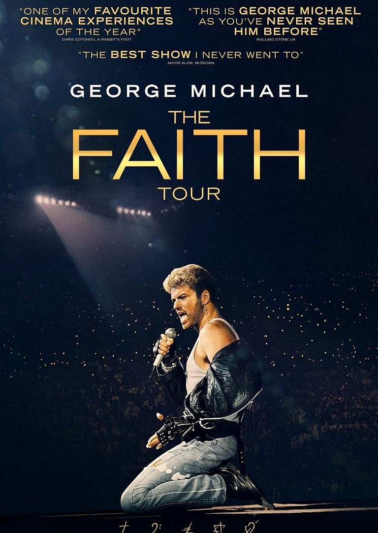 Filmplakat des Films George Michael - The Faith Tour